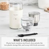 image:imageMarthaStewart ElectricCoffee amp Spice GrinderDual 25oz RemovableBowls StorageLidsStainless Steel BladesOne Touch Pulse Control2in1CompactBeans amp Spices Herbsamp Nuts Linen CreamLinen Cream